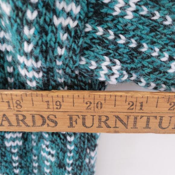 Peconic Bay Traders Cardigan Sweater Men's Size M Green Grandpa Vintage Wool Ble - Picture 7 of 8